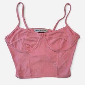 Pink Jordyn Jagger Crop Top